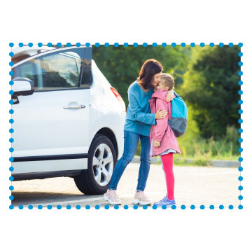 Smart City löst das Problem mit den Elterntaxis