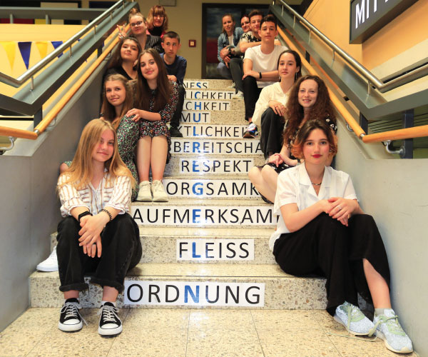 ie Willkommensklasse an der Mittelschule Landau für die ukrainischen Flüchtlingskinder