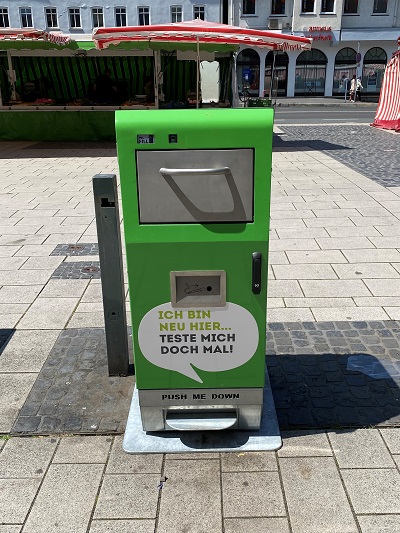 Intelligenter Mülleimer