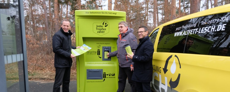 Auch das Recycling von Altfett wird in einigen Kommunen angegangen.