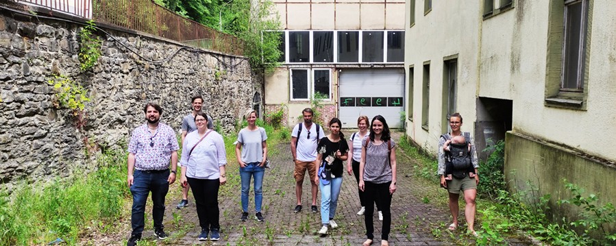 Gruppe Teilnehmer Summer of Pioneers in Altena