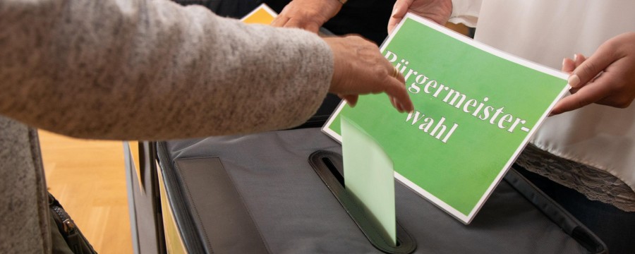 Wahlurne Bürgermeisterwahl