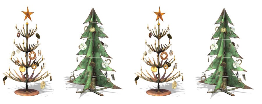 Alternative Weihnachtsbäume Grafik