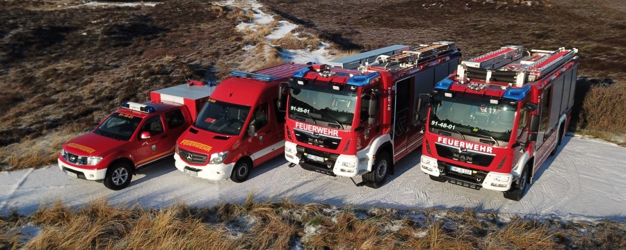 Feuerwehrfahrzeuge auf Sylt