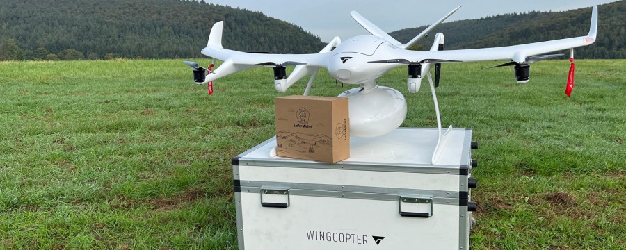 Lieferdienst im Odenwald - der Test mit Drohnen läuft