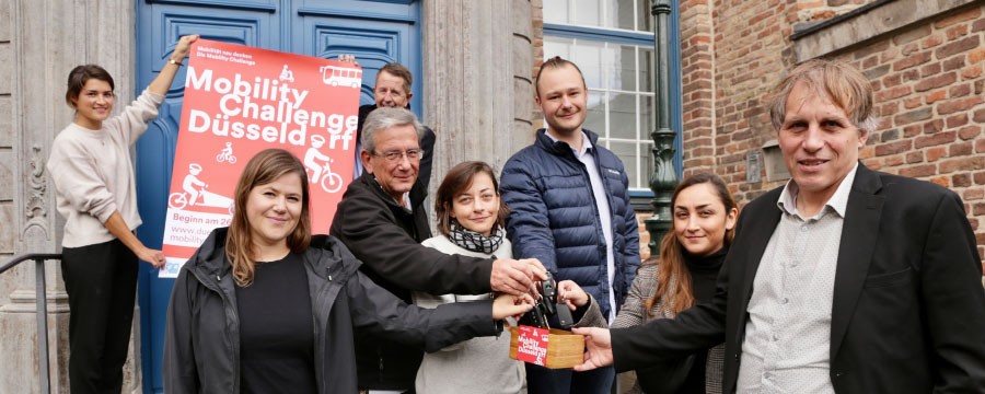 Die Mobility Challenge in Düsseldorf lädt zum Nachahmen ein.