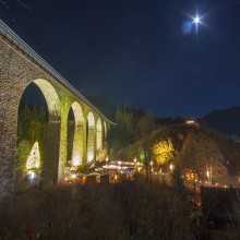 Einer der schönsten Weihnachtsmärkte - in der Ravennaschlucht